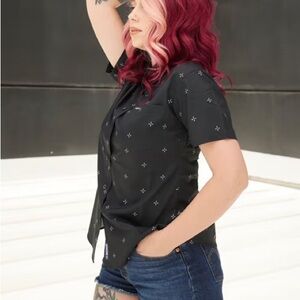 DIXXON Flannel Co. “Suicidal Tendencies” Short Sleeved Party Shirt